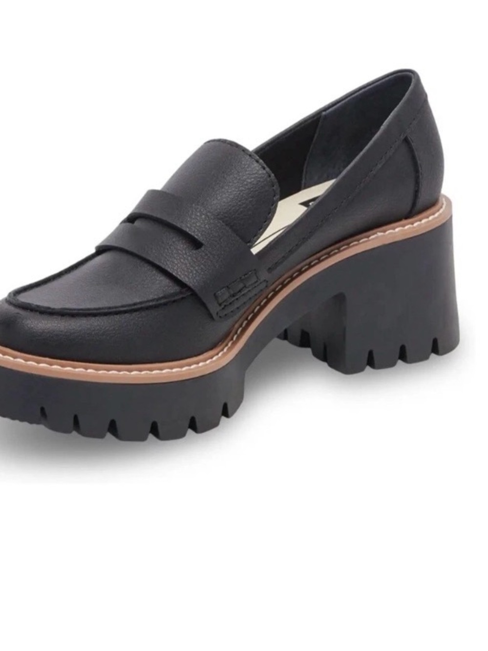 Dolce Vita Loafers Hogan Heels in black Stella size: 7